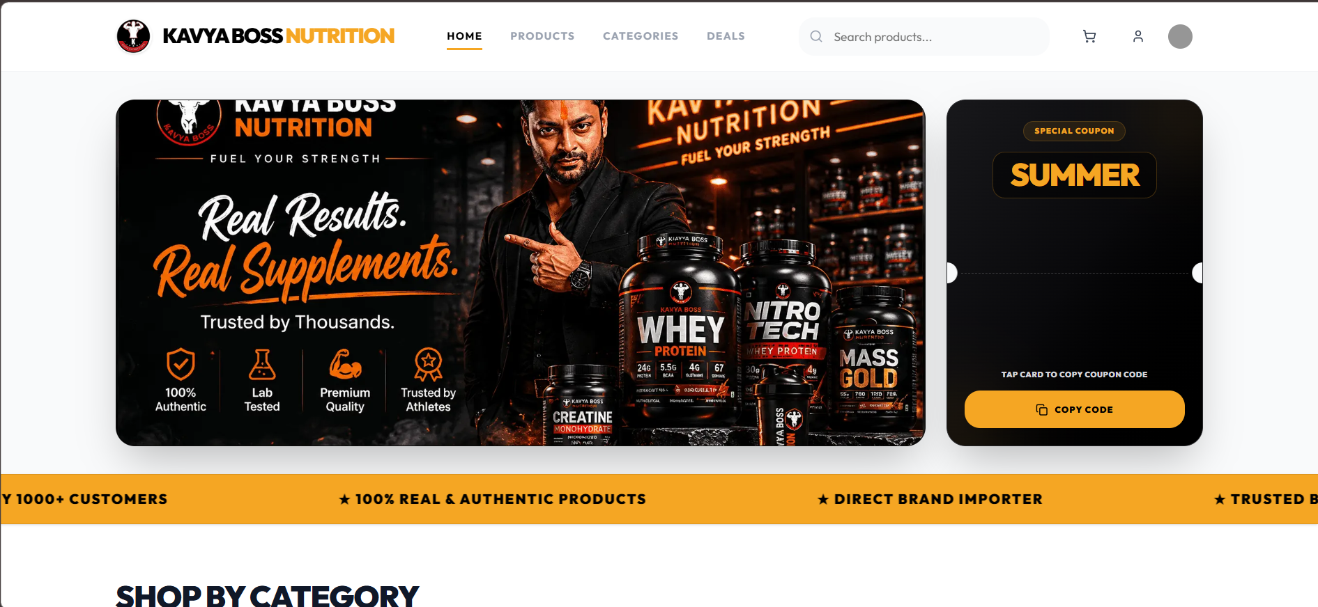 Suppliment Store
